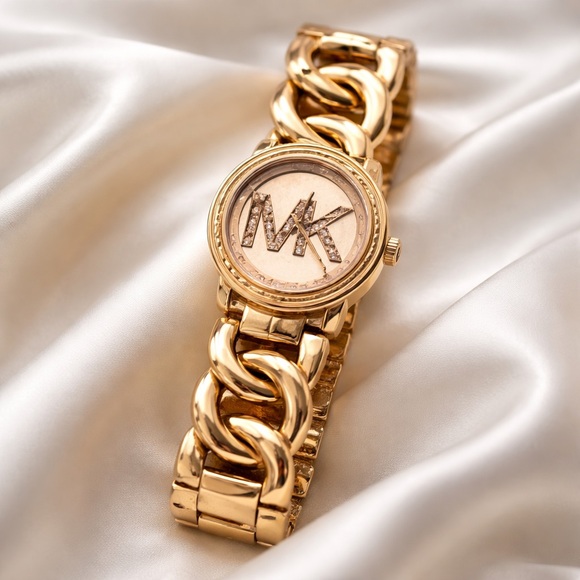 Michael Kors Accessories - Michael Kors Rose Gold Chain-Link Women's Watch